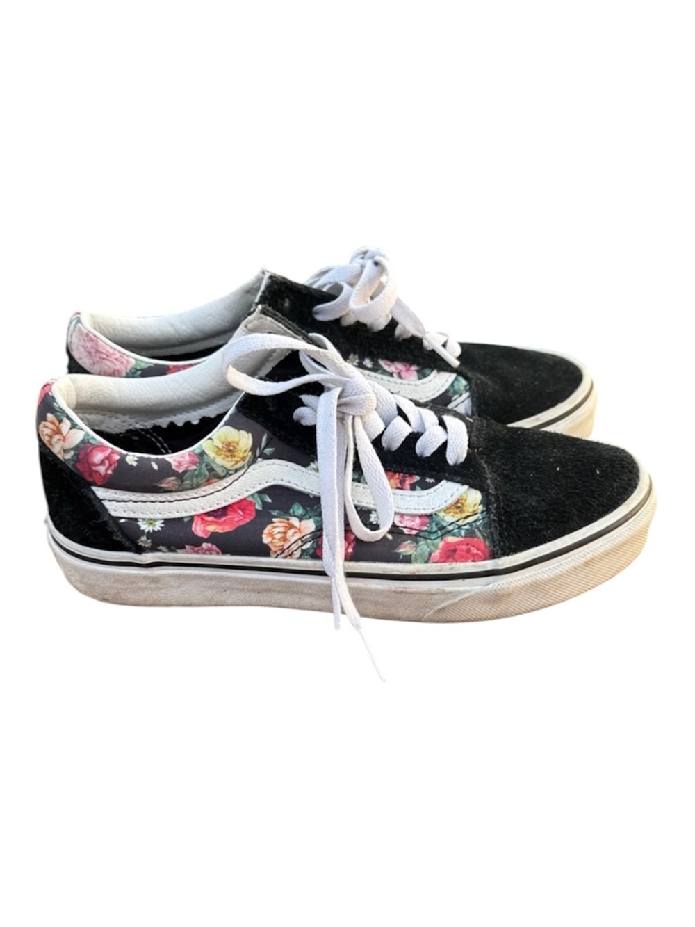 Vans Old Skool Garden Floral Skate Shoes Sneakers Size 6